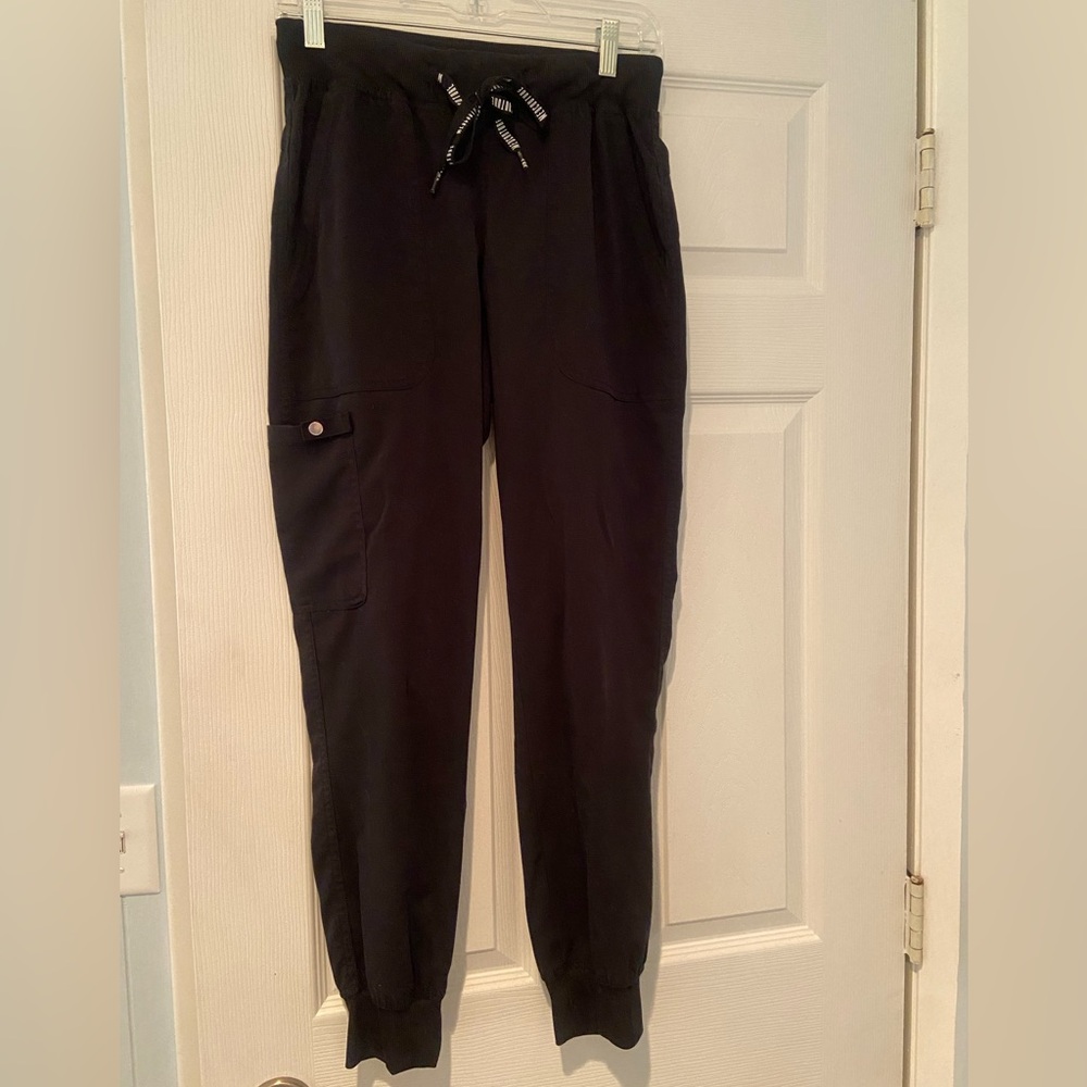 Med Couture black scrub pants. Size small